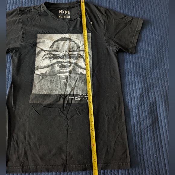 Hype Means Nothing Vintage Small Black Made in France Biggie Smalls Y2k 102024 - Picture 6 of 9